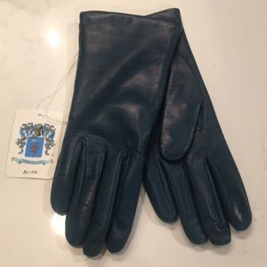 Portolano Cashmere Lined Leather Gloves - Size 6.5
